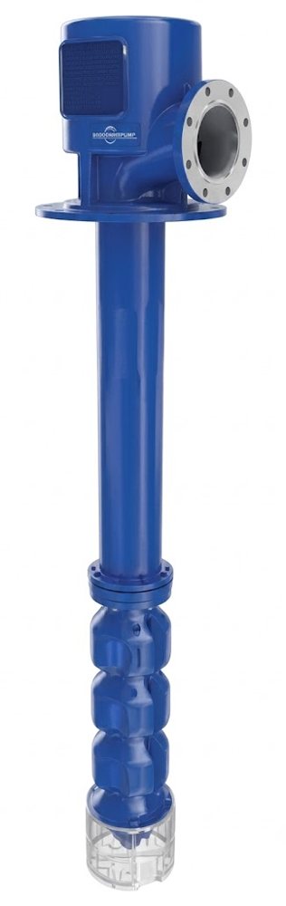 Vertically suspended pump