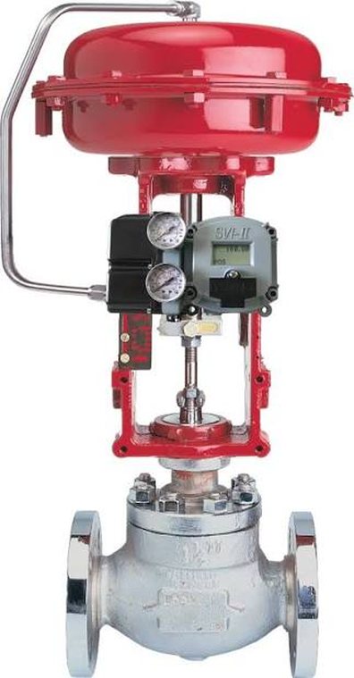 Control valve with a smart positioner
