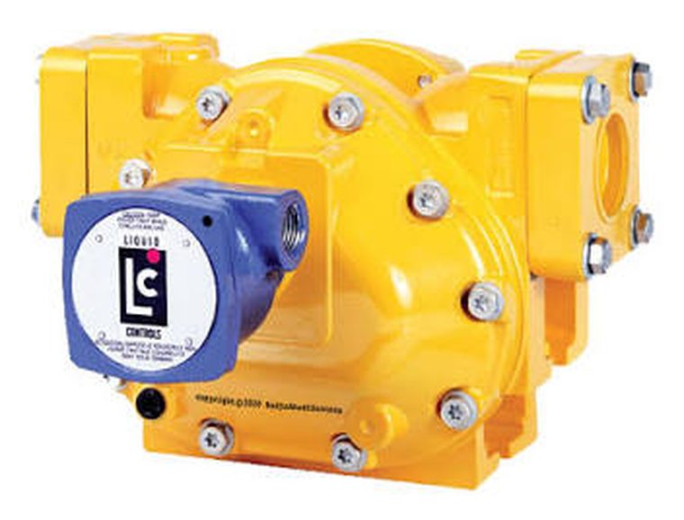 Positive displacement meter for petroleum products