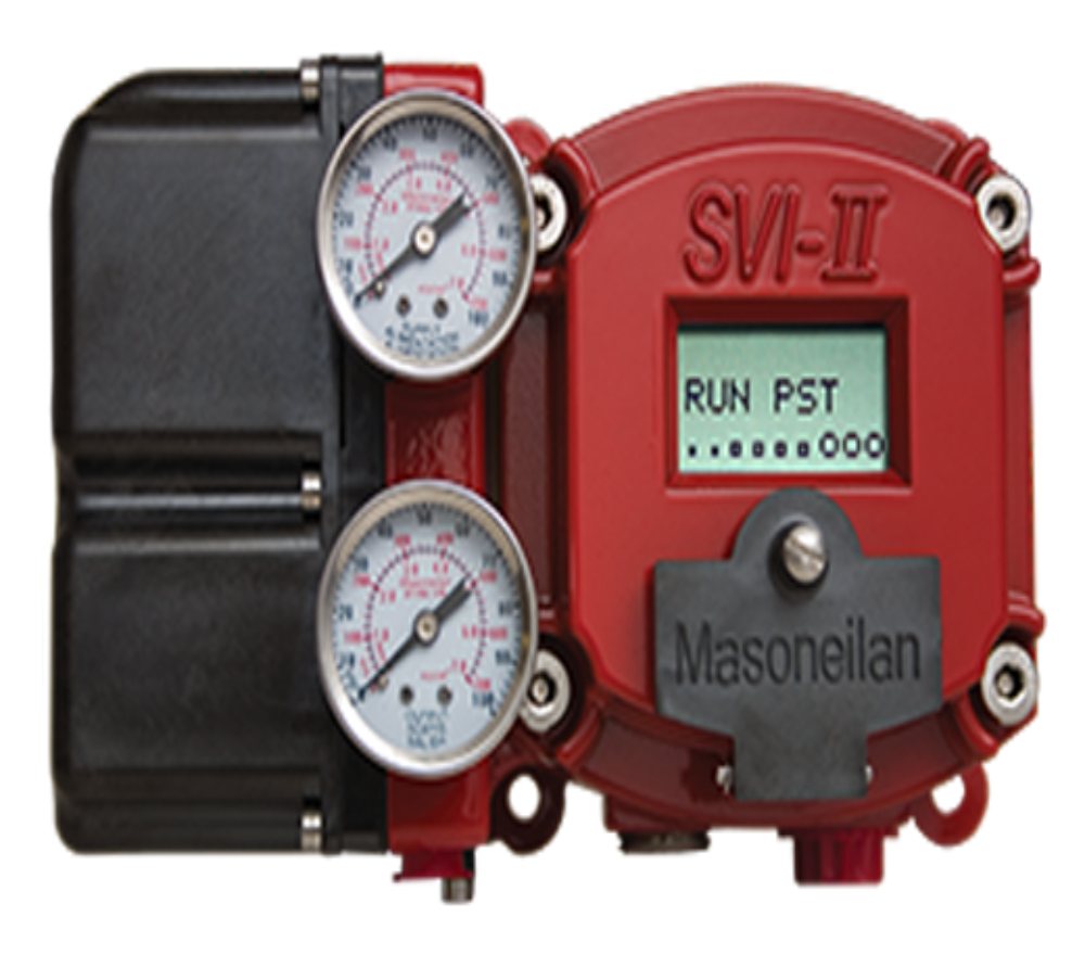 Smart positioner with pressure gauges