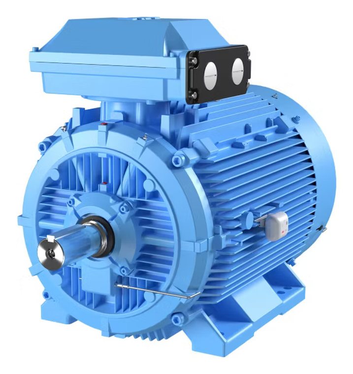 Foot-mounted IEC motor