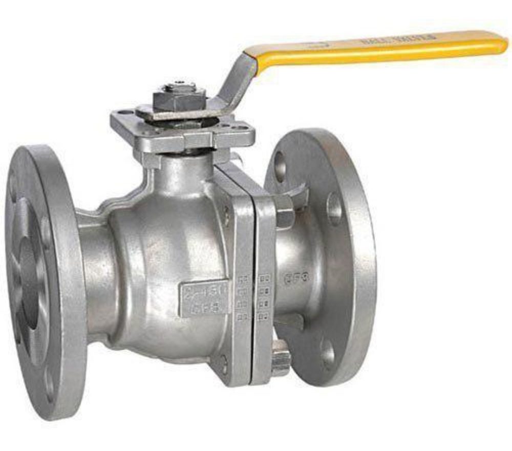 Flanged lever ball valve