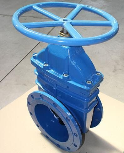 Resilient-seated gate valve