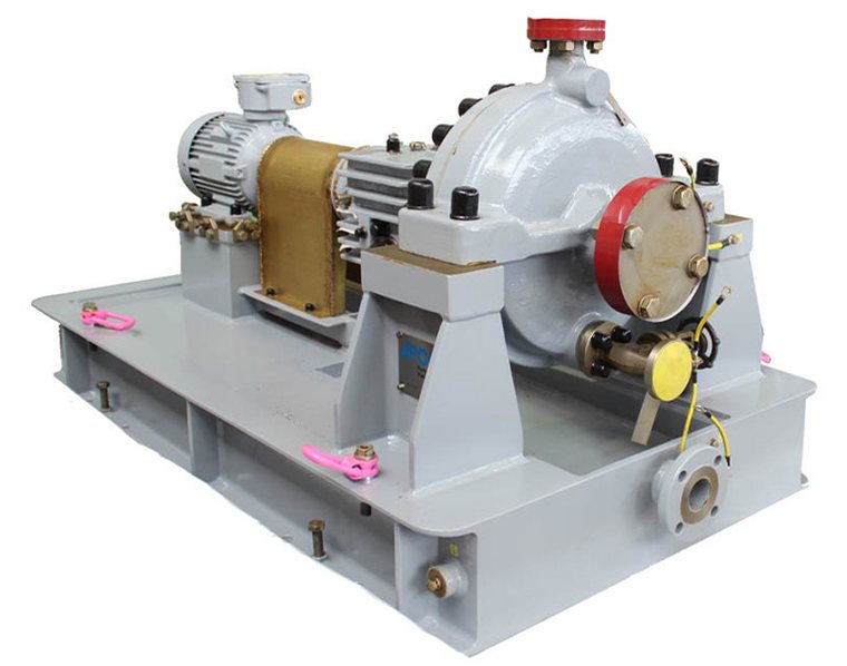 Between-bearings pump unit on a baseplate