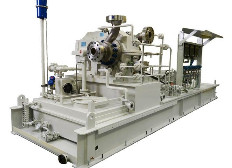 Complete pump skid