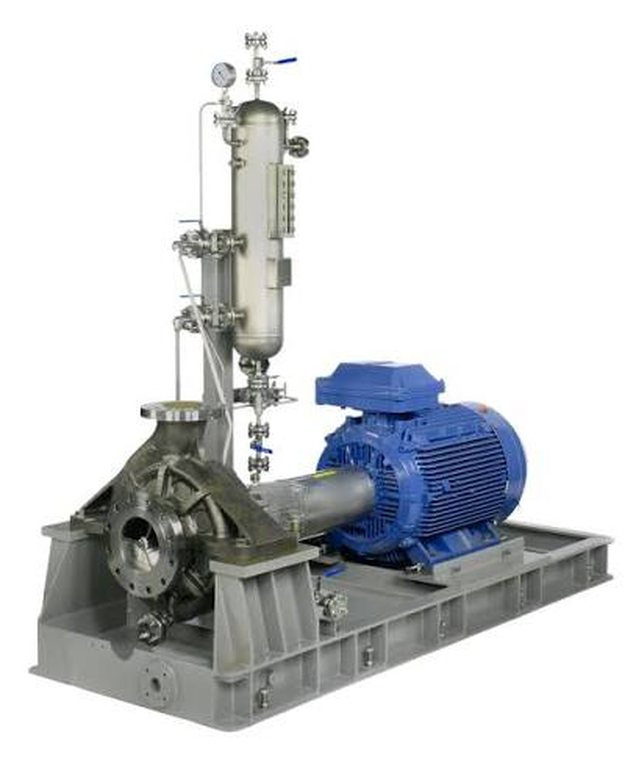 Process pump with a seal support system