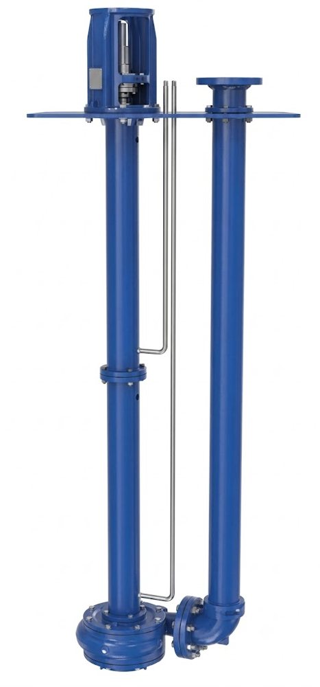 Vertical column pump