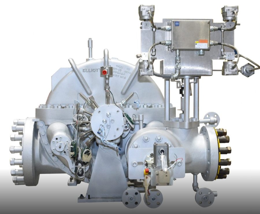Turbine with control assembly